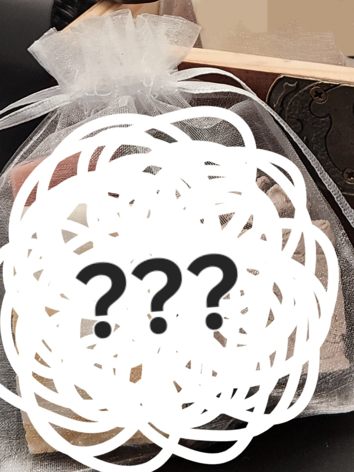 Mystery satchet bags containing miscellaneous soap end pieces