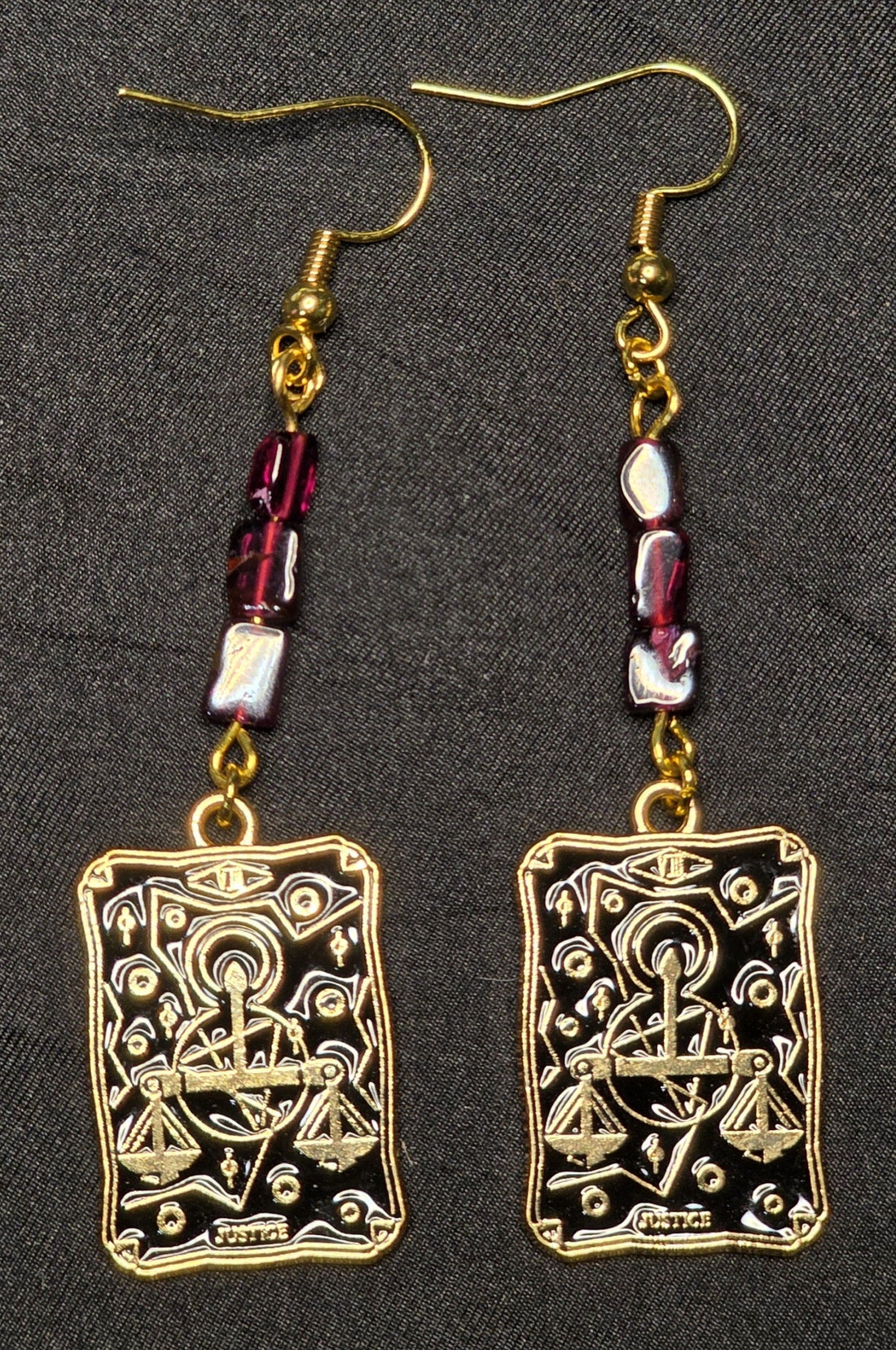 Tarot and Crystal Earrings