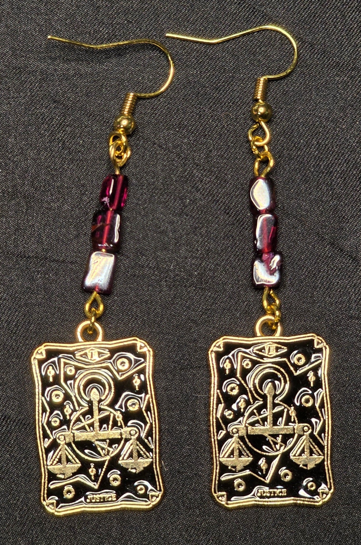 Tarot and Crystal Earrings
