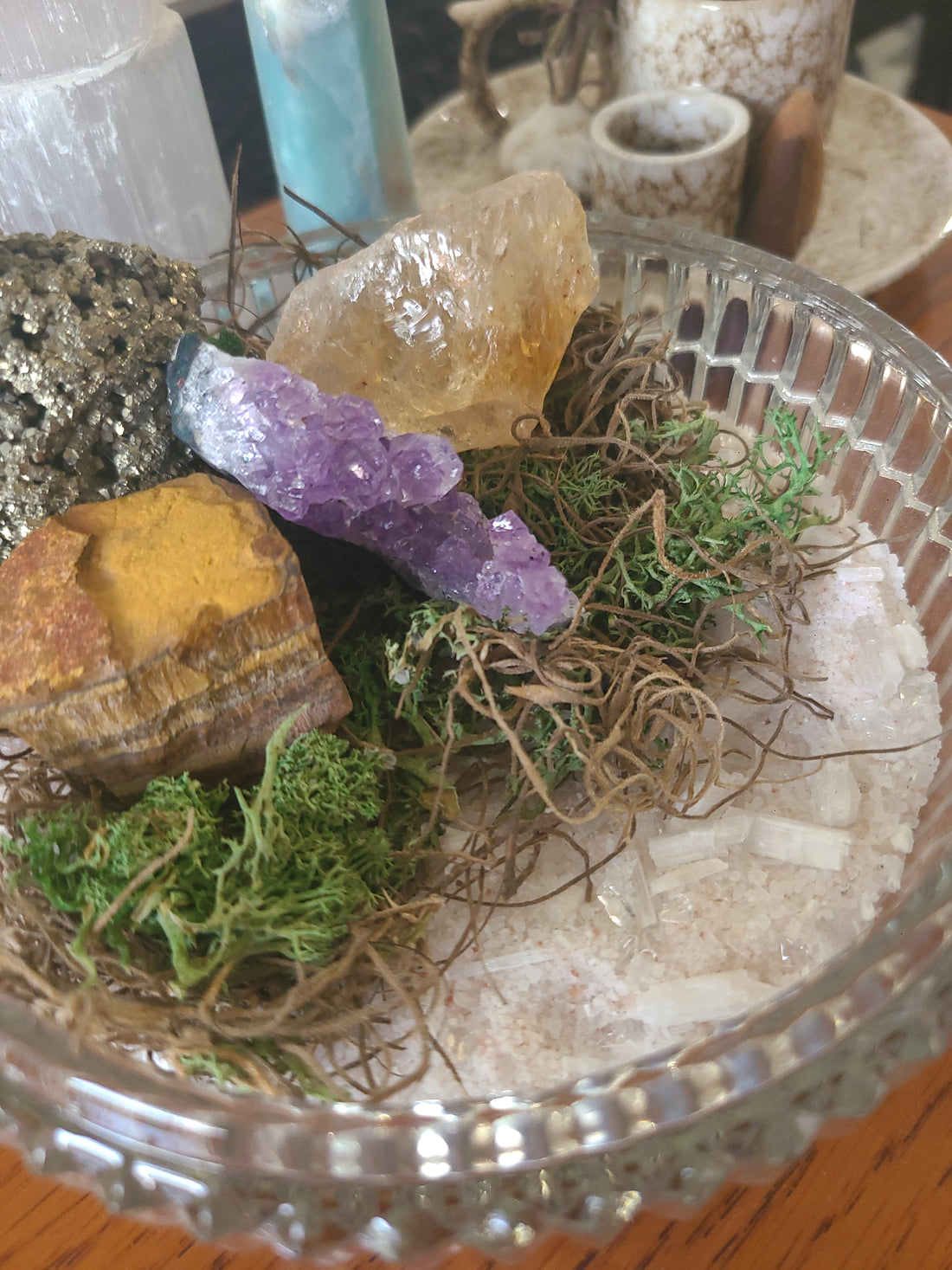 Crystal cleansing bowls