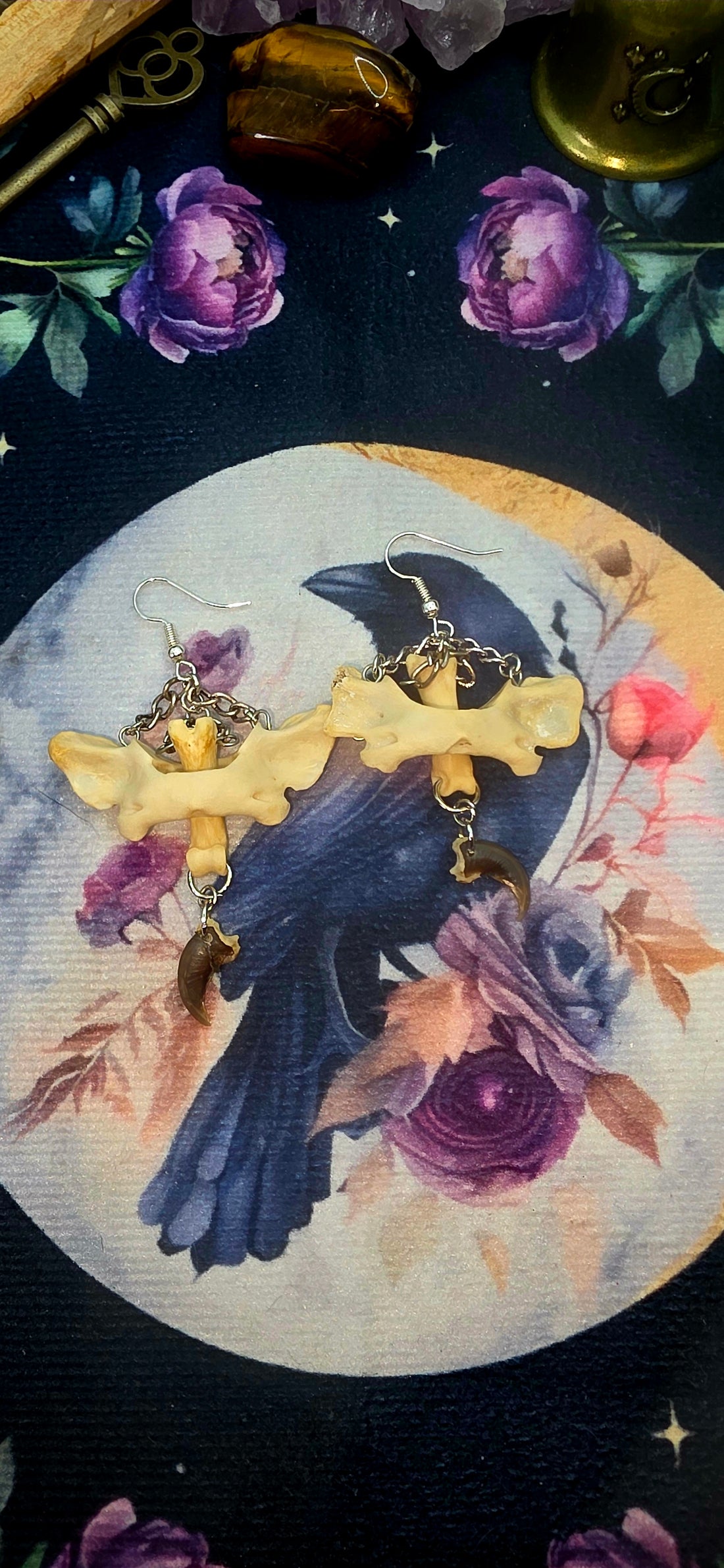 Raccoon and Red Fox Earrings - Nature&