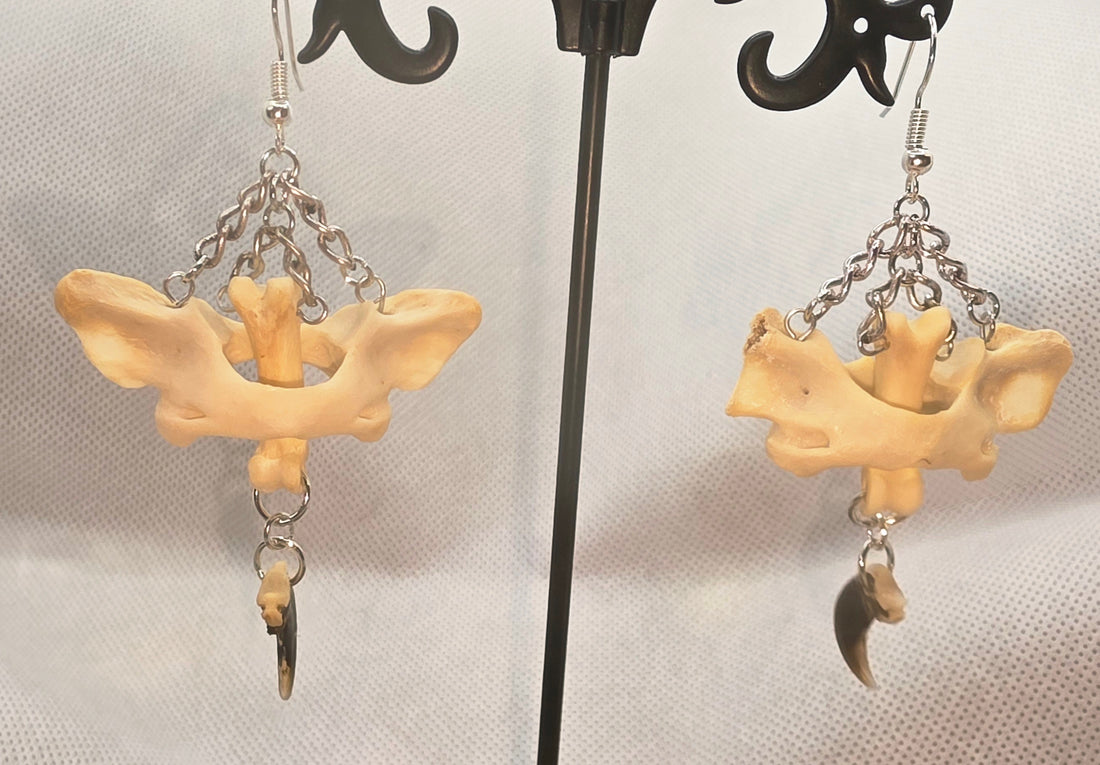 Raccoon and Red Fox Earrings - Nature&