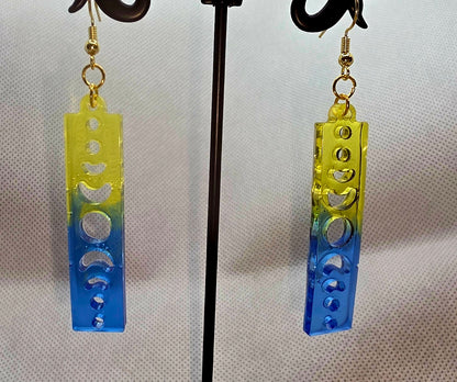 Celestial Moon Phase Earrings