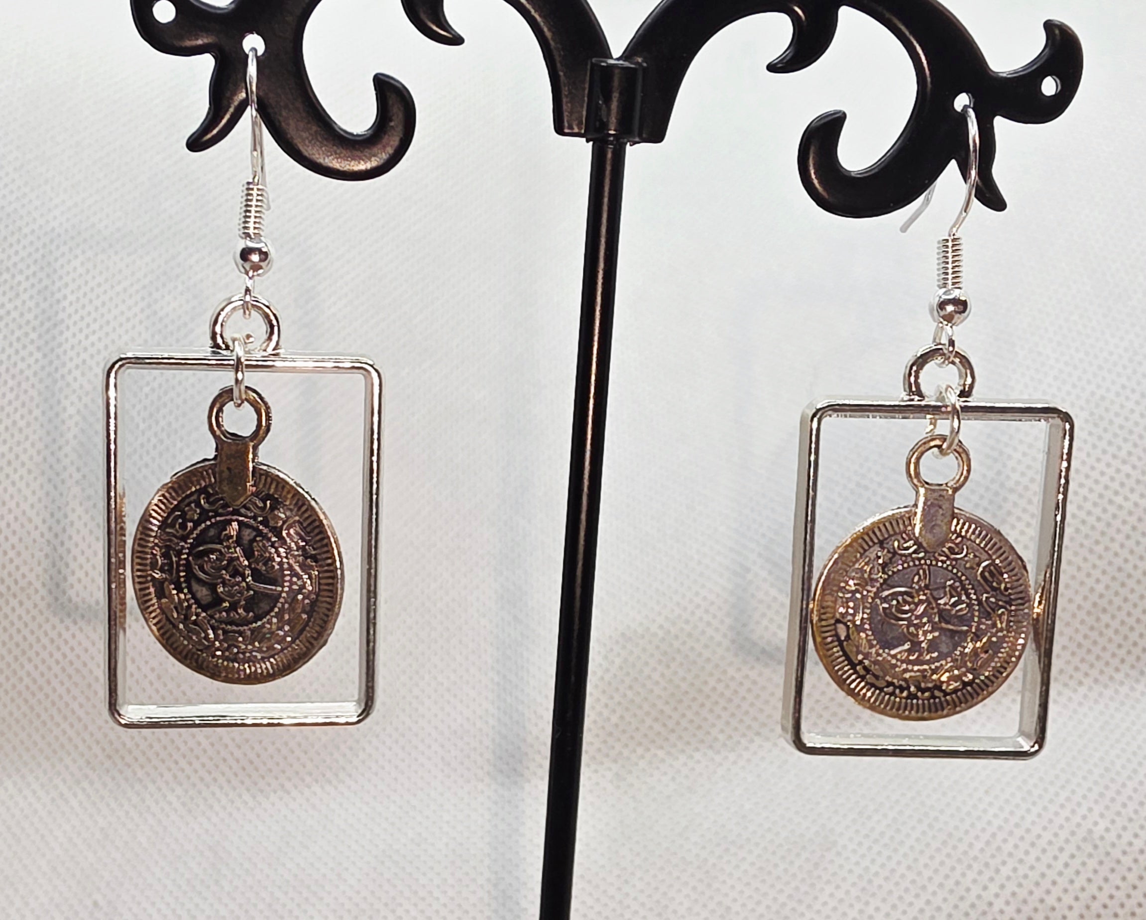 Fortune Abundance Coin Earrings