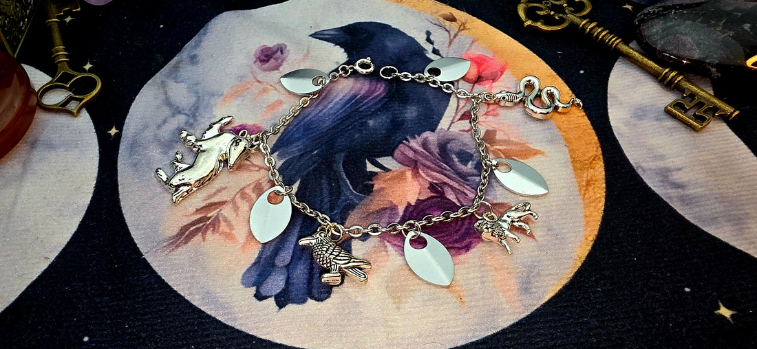 Mystic House Allegiance Silver Charm Bracelet