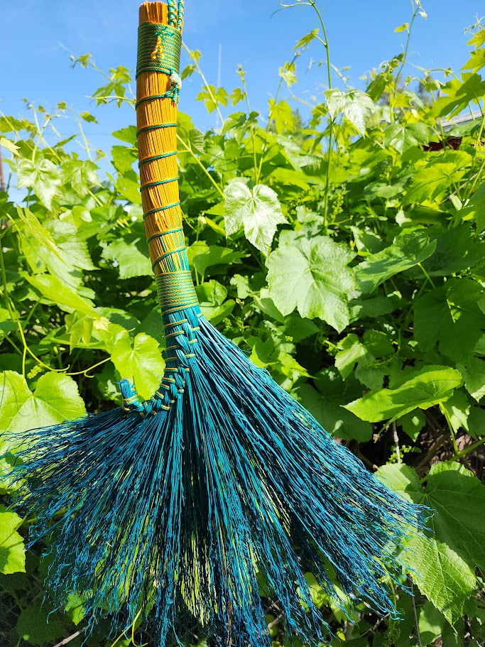 Yemayá Rooster Tail Broom