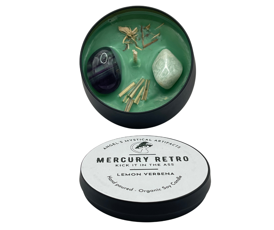 Mercury in Retro Candle