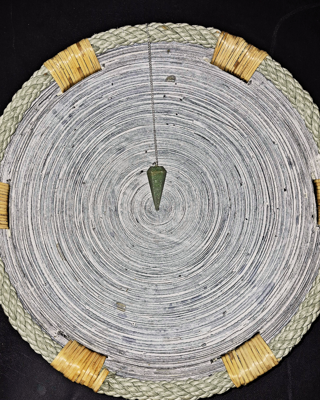 Moss Agate Pendulum