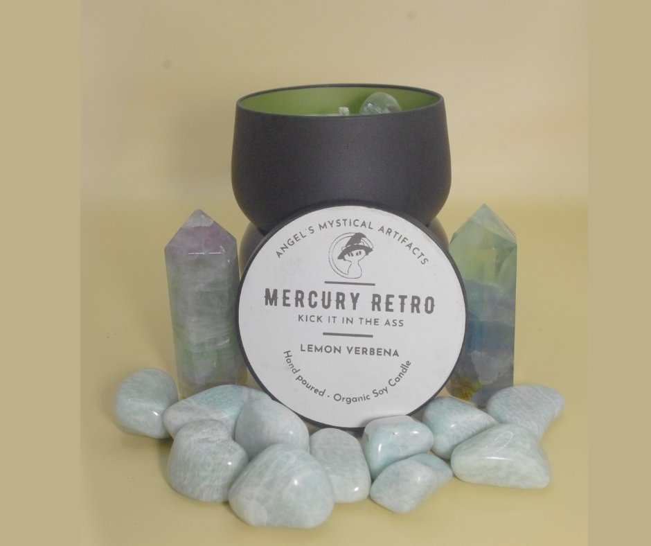 Mercury in Retro Candle