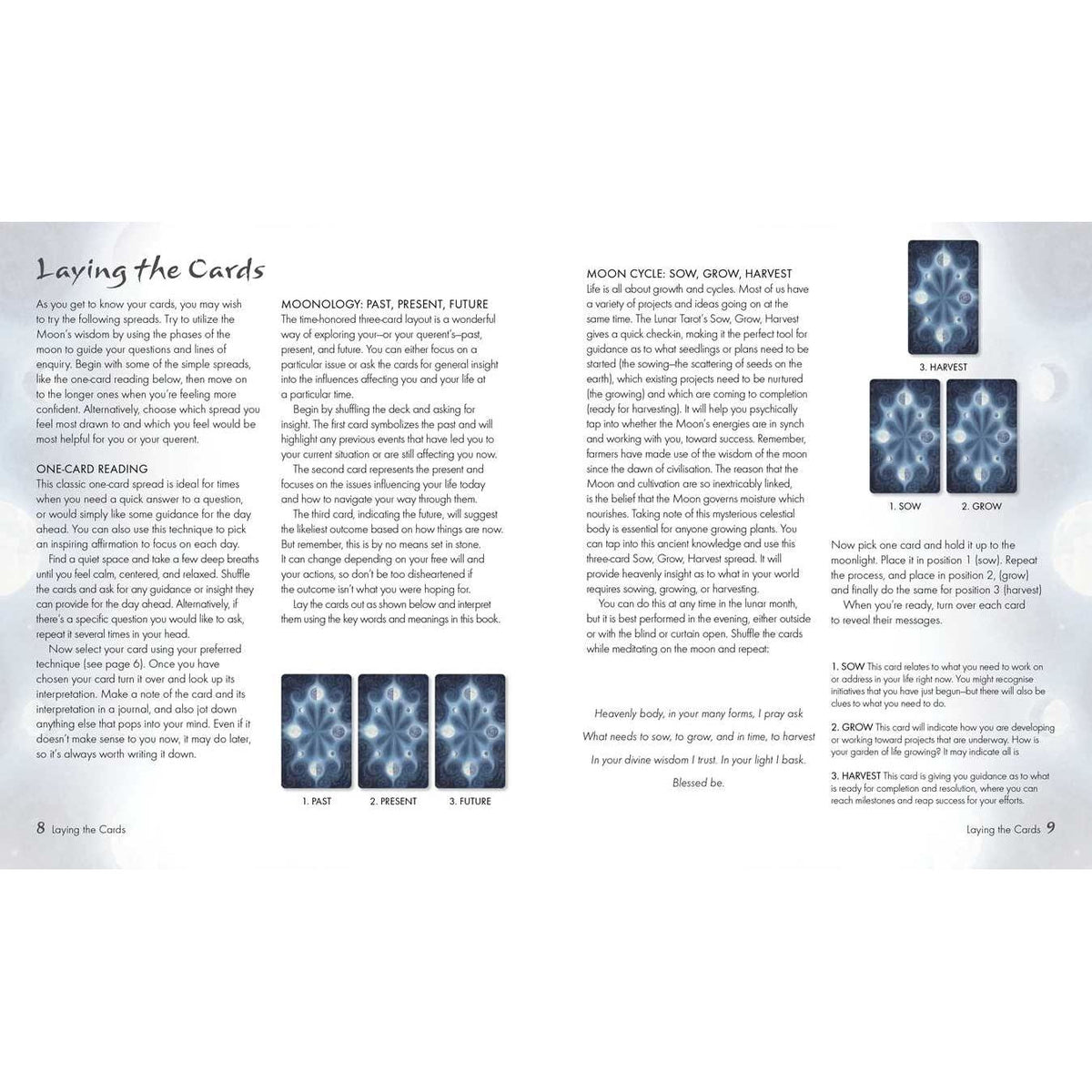 Lunar Tarot by Jayne Wallace | 78-Card Moon Tarot Deck &amp; Guidebook