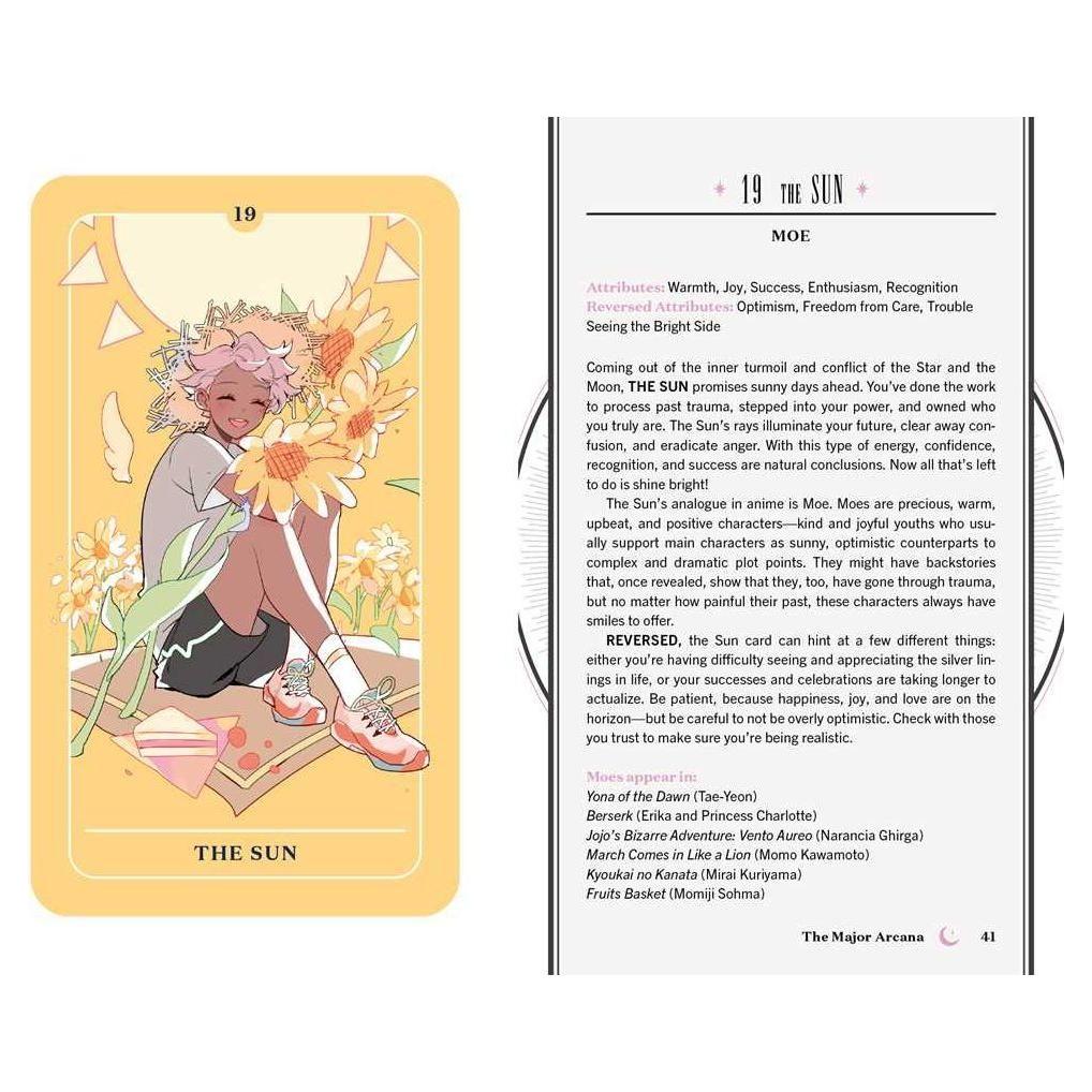 Anime Tarot Deck – 78 Cards &amp; Guidebook Featuring Iconic Anime Archetypes