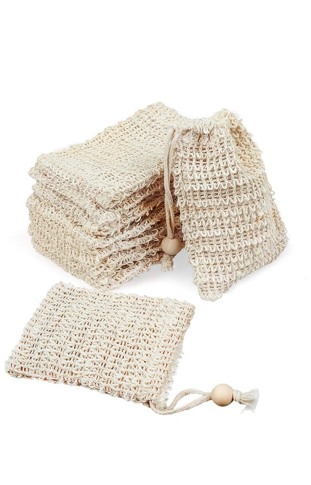 Soap exfoliating bag