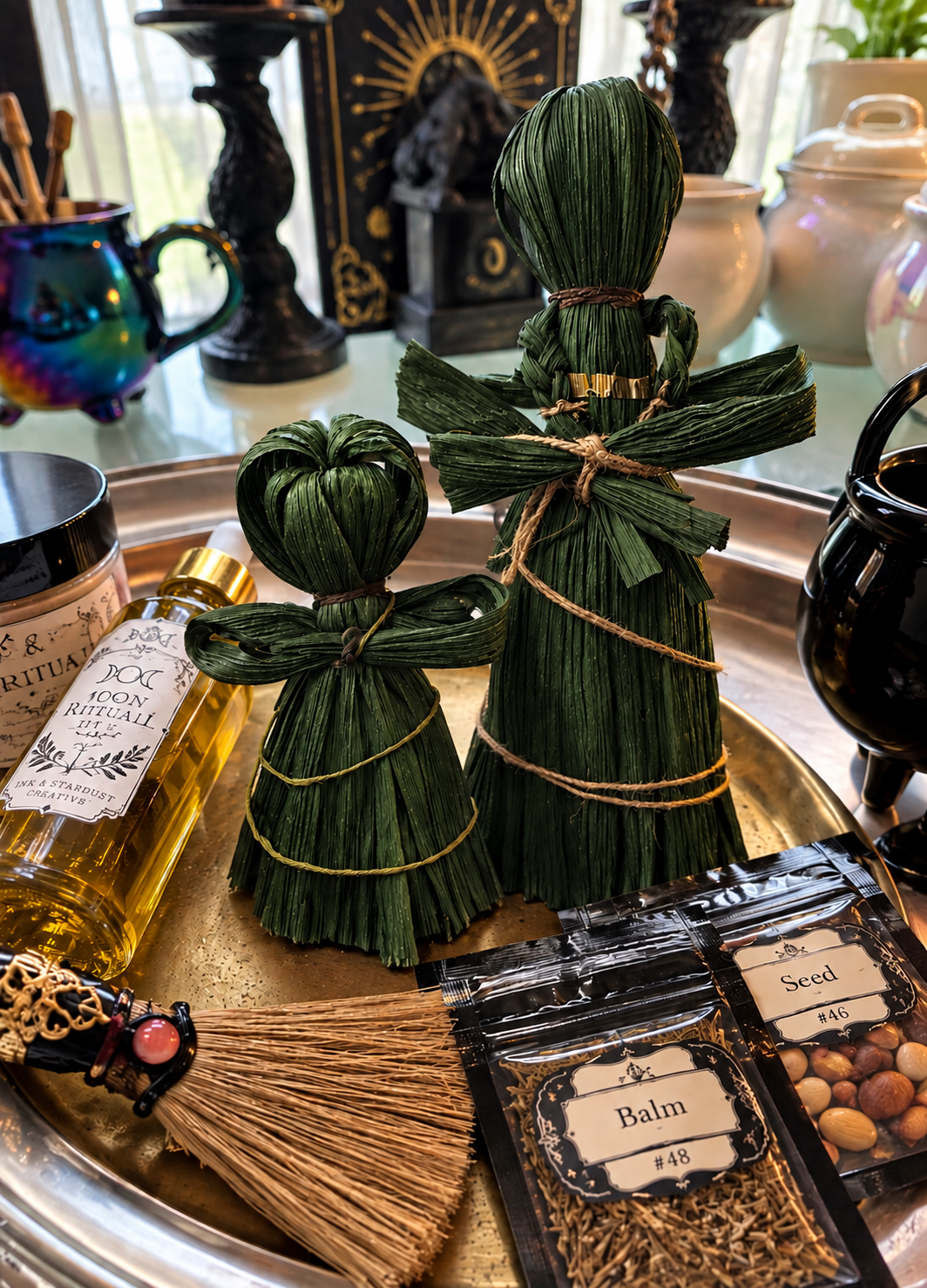 Deluxe Intuitive Witch Box – Personalized Ritual Set | Custom Witchcraft Kit, Crystals, Altar Tools