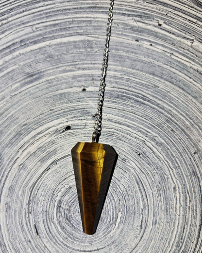 Tigers Eye Pendulum