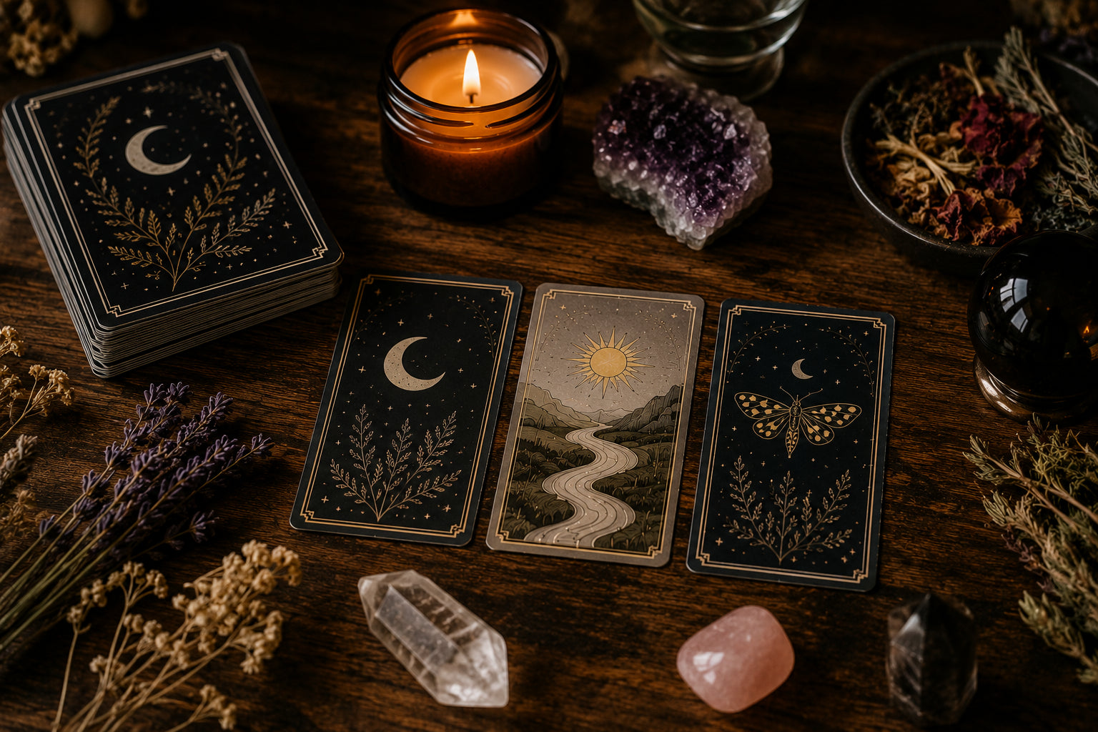 Personalized Three Card Oracle or Tarot Reading (Digital)