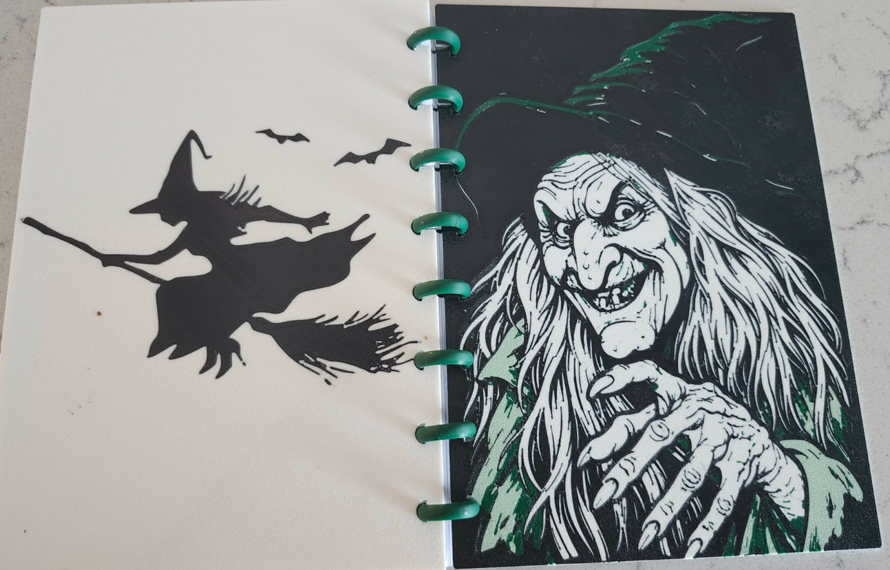 The Wicked Bookery - 3D Hardcover Refillable Notebooks - FREE SHIPPING