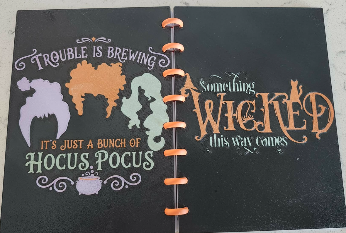 The Wicked Bookery - 3D Hardcover Refillable Notebooks - FREE SHIPPING