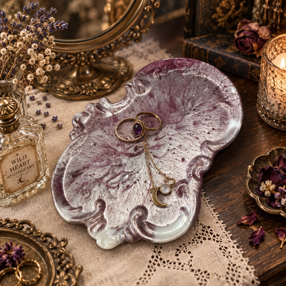 Handcrafted Resin Soap Dish &amp; Trinket Tray