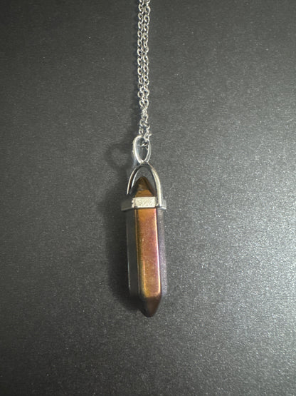 Various Shaped Crystal Necklaces