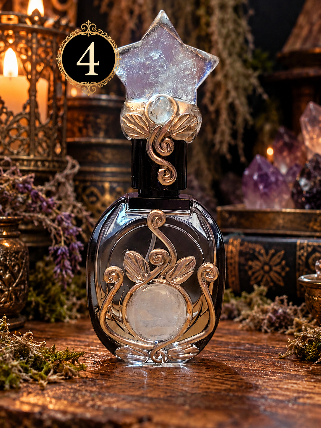 Enchanted Gemstone Perfume &amp; Ritual Spray Bottles – Refillable Crystal Bottles