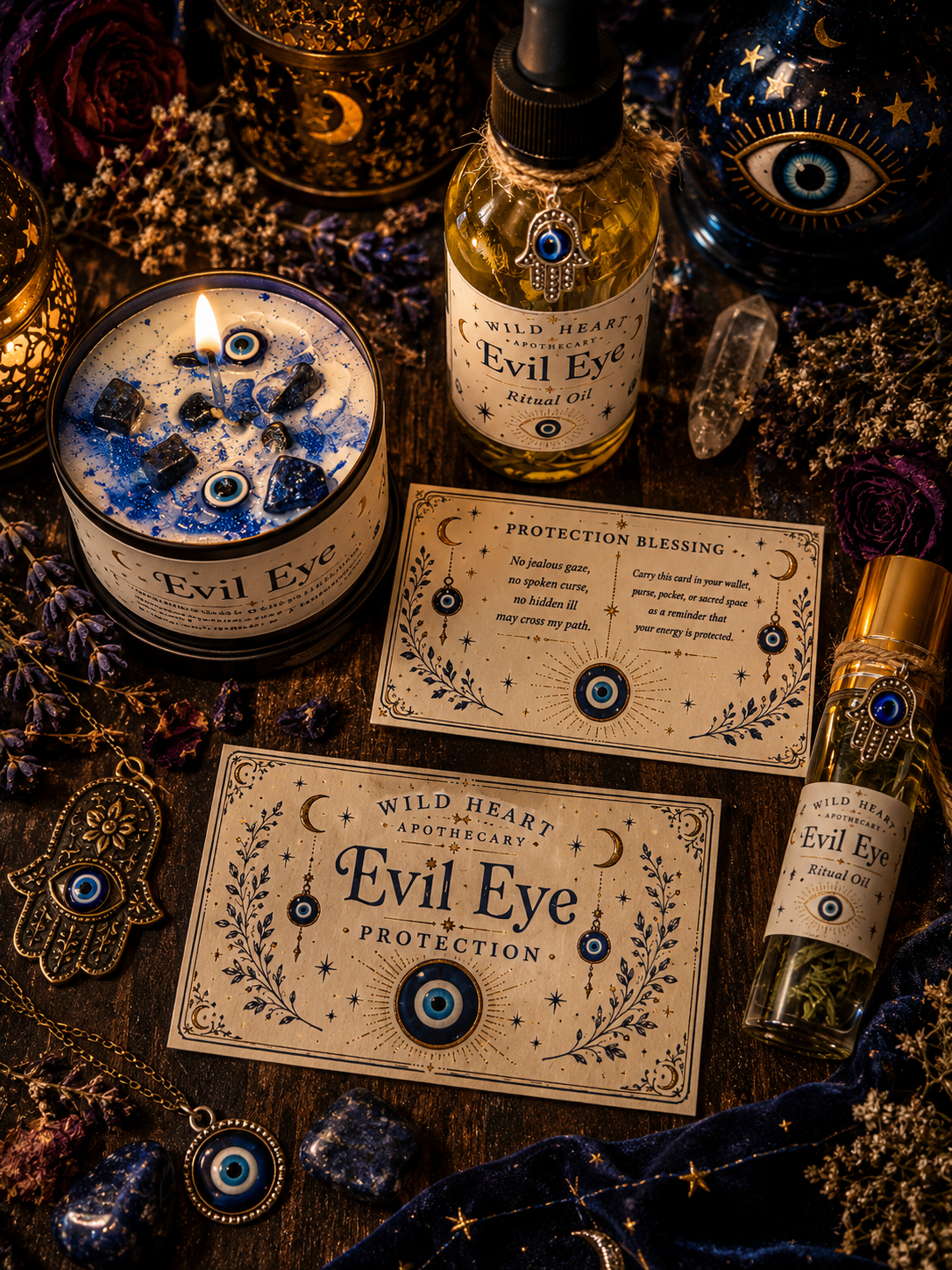 Evil Eye Ritual Candle &amp; Melts