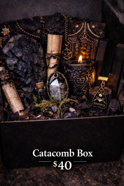Goth Mystery Box – Intuitively Curated Witchcraft Bundle | Ritual Tools, Crystals, Dark Self Care