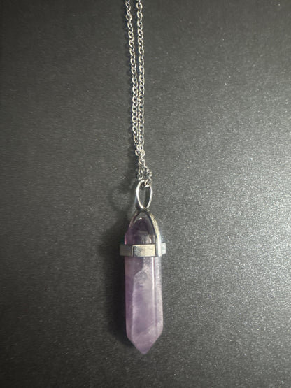Various Shaped Crystal Necklaces