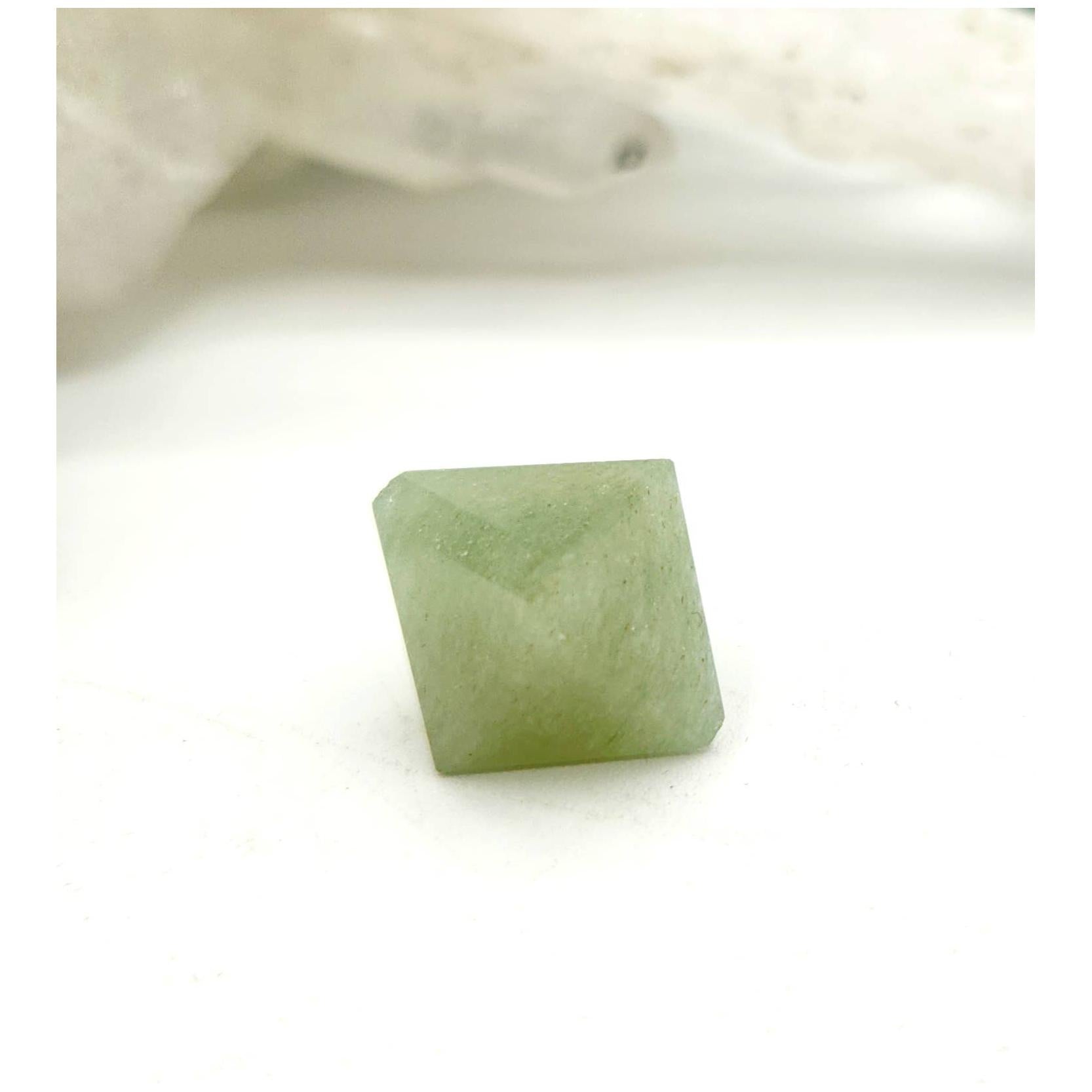 7-Piece Chakra Sacred Geometry Crystal Set with Grid &amp; Velvet Pouch