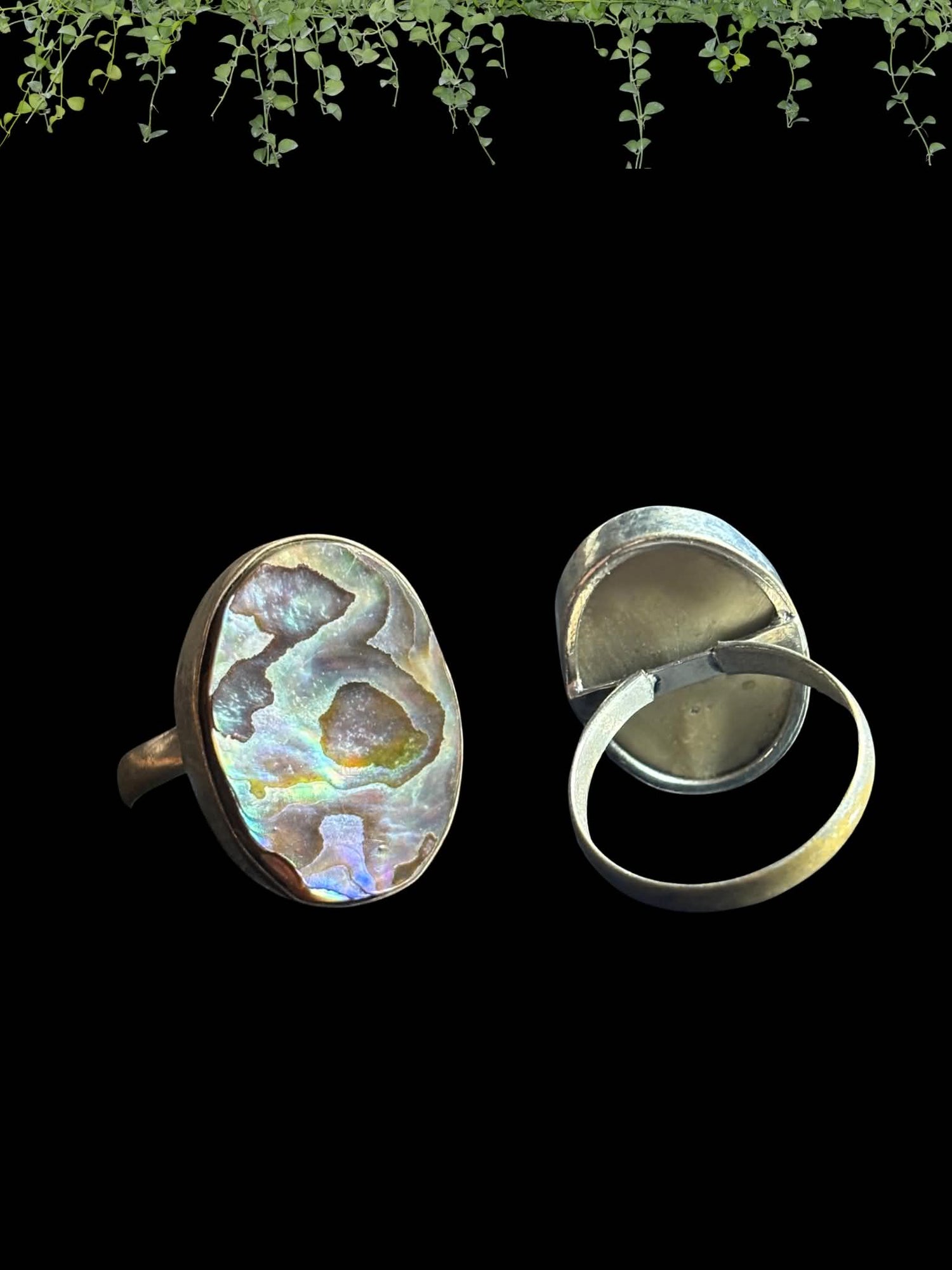 Abalone Shell Ring