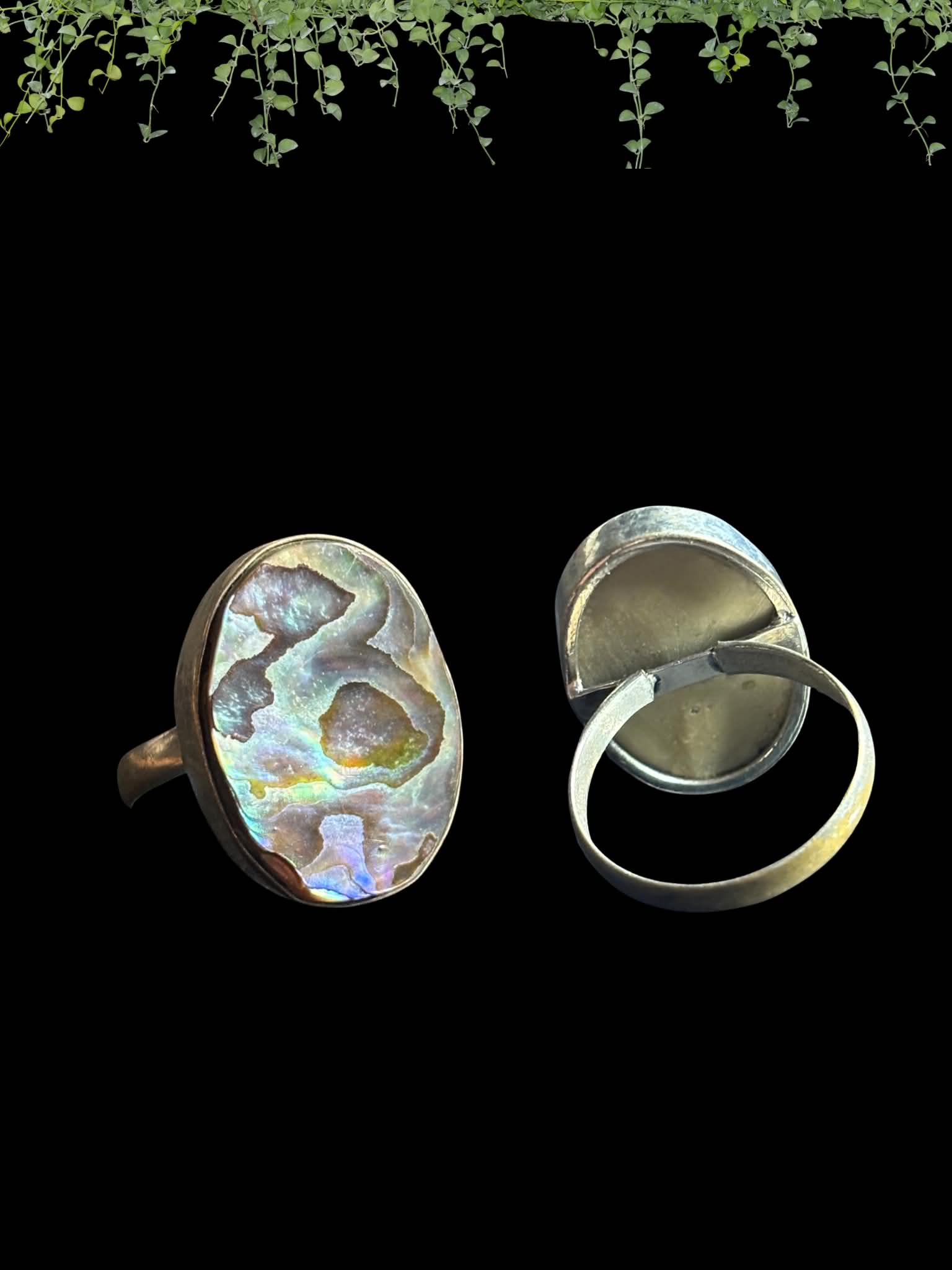 Abalone Shell Ring