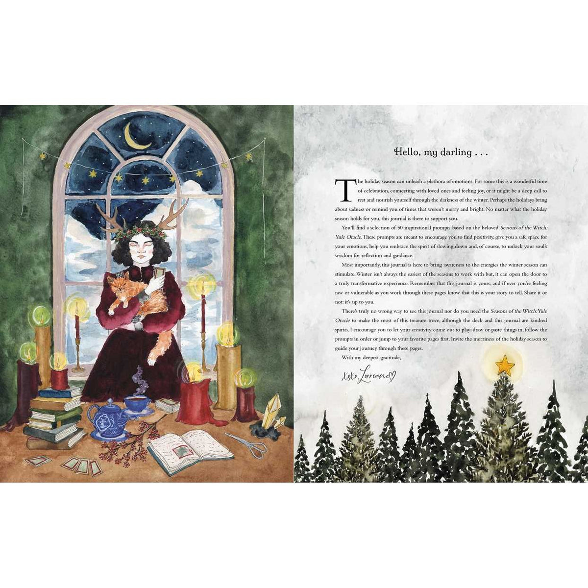 Seasons of the Witch: Yule Guided Journal by Lorriane Anderson