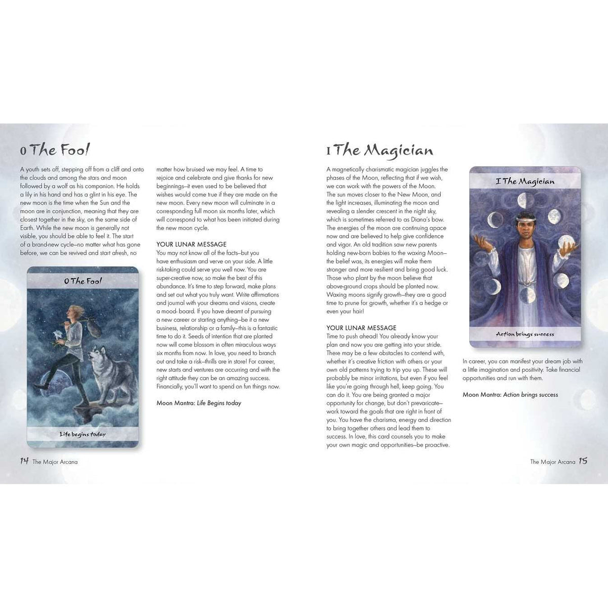 Lunar Tarot by Jayne Wallace | 78-Card Moon Tarot Deck &amp; Guidebook