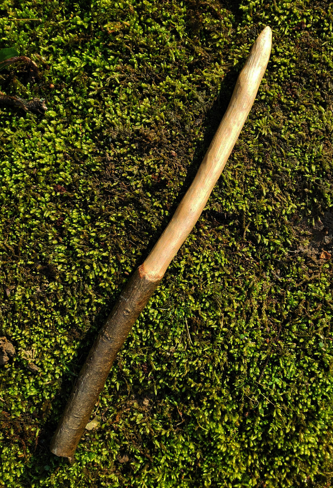 Appalachian Foraged Wand | Handcrafted Wooden Ritual Wand | Natural Witch Wand | Mossbound Wand No. 13