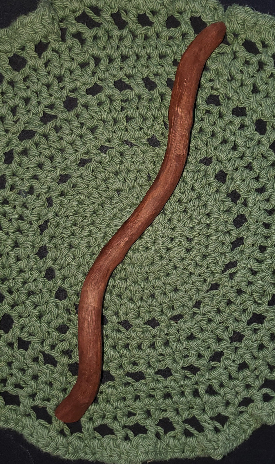 12” Handmade Witch Wand | Folk Magic Spell Wand | Appalachian Wood Ritual Tool (One of a Kind)