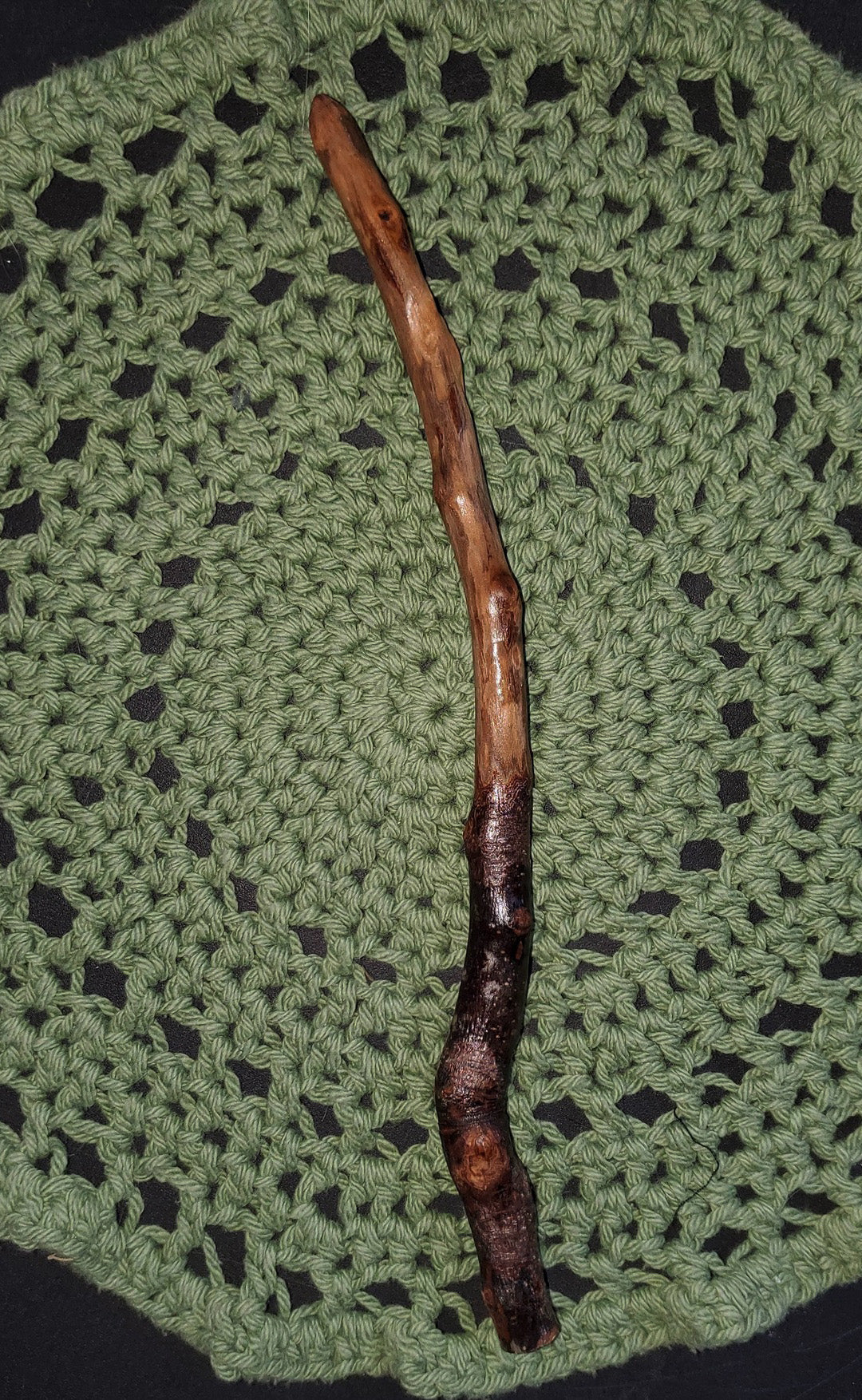 Appalachian Foraged Wood Wand 12” | Handcrafted Witch Wand for Spellwork, Ritual, Energy Work &amp; Altar Decor