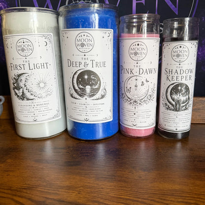 Moon Woven Candles