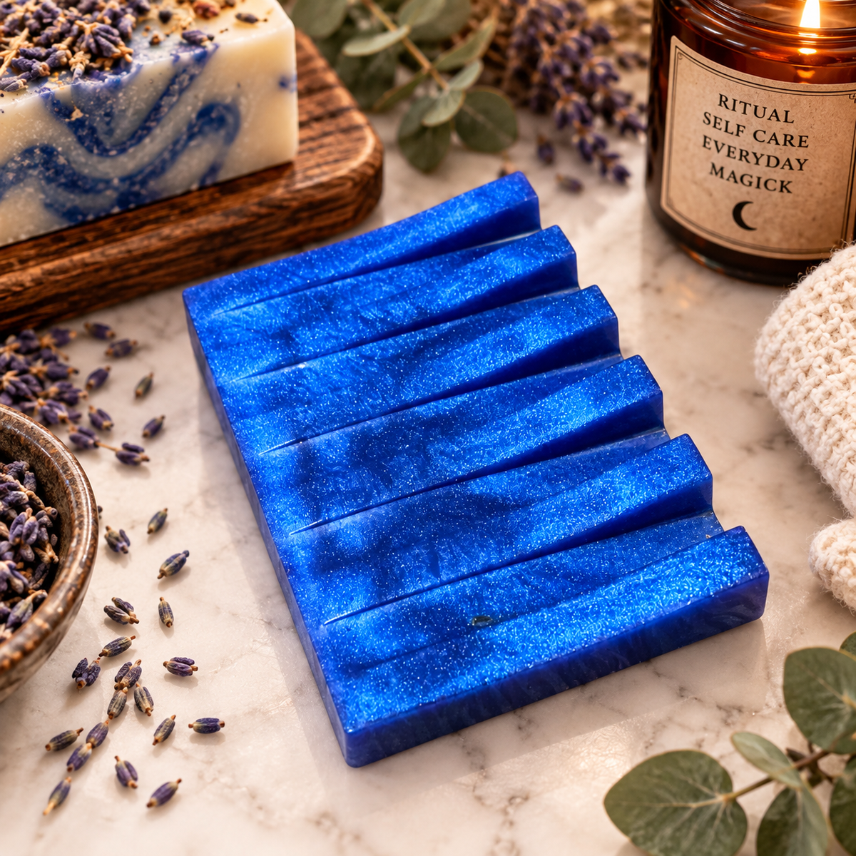 Handcrafted Resin Soap Dish &amp; Trinket Tray