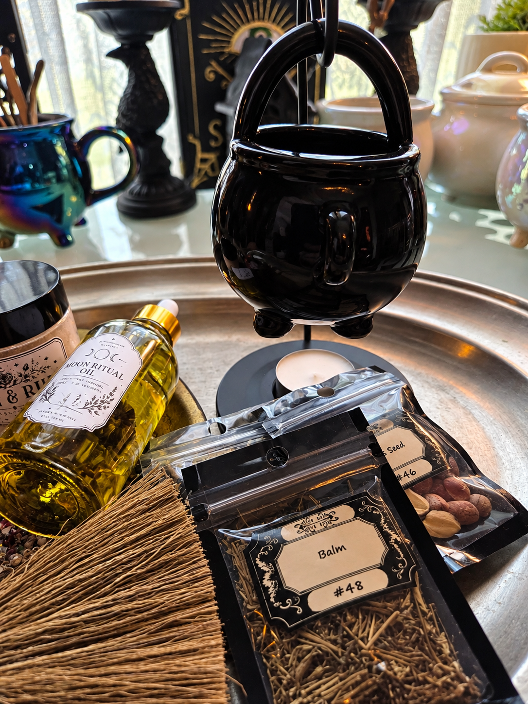 Deluxe Intuitive Witch Box – Personalized Ritual Set | Custom Witchcraft Kit, Crystals, Altar Tools