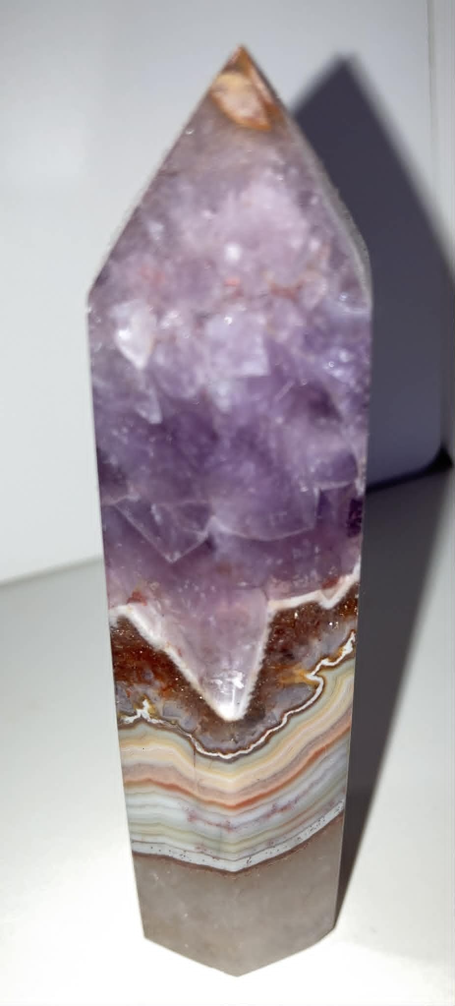 Amethyst &amp; Purple Agate Tower