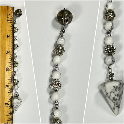 Small Howlite Pendulum