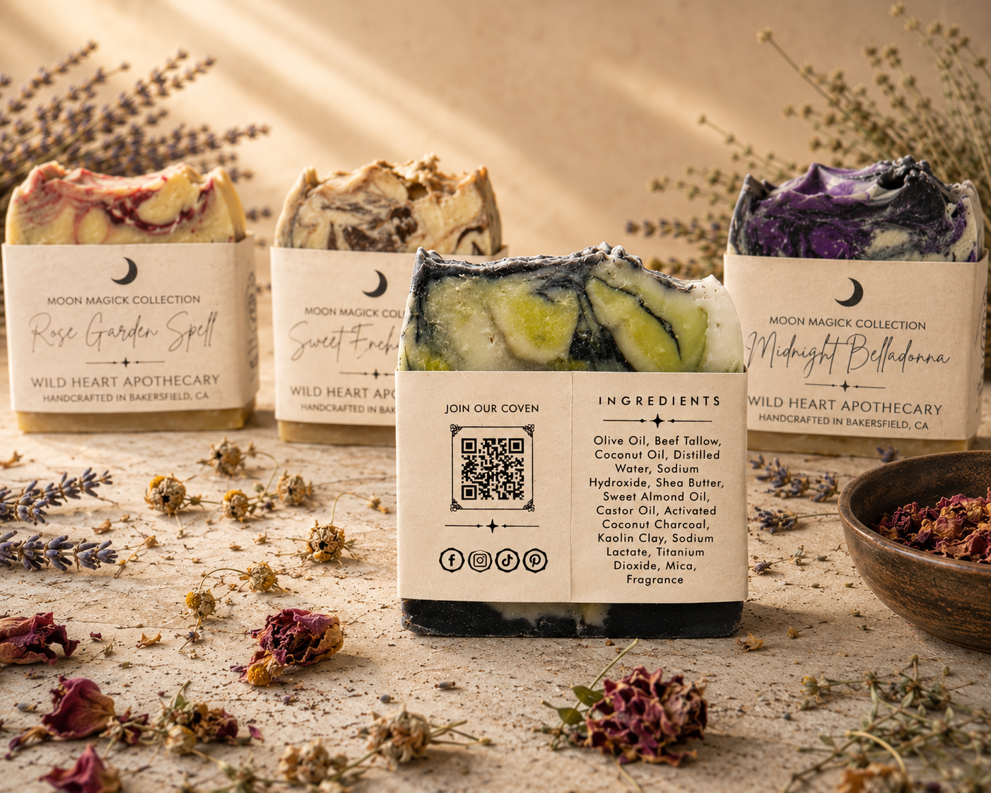 Moon Magick Artisan Soap Collection