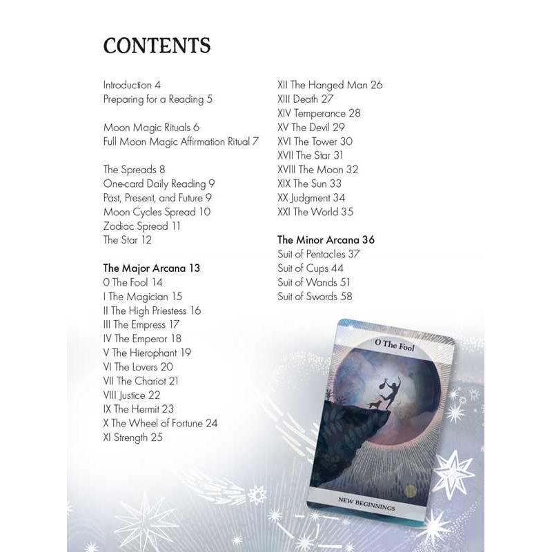 Moon &amp; Stars Tarot by Jayne Wallace – Celestial Tarot Deck