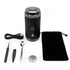 Sonavi 6-inch USB electric incense burner in sleek black, shown with USB charging cable, cleaning tools, mesh screen, and storage pouch — no-charcoal bakhoor and oud resin burner with 2-minute heat cycle.