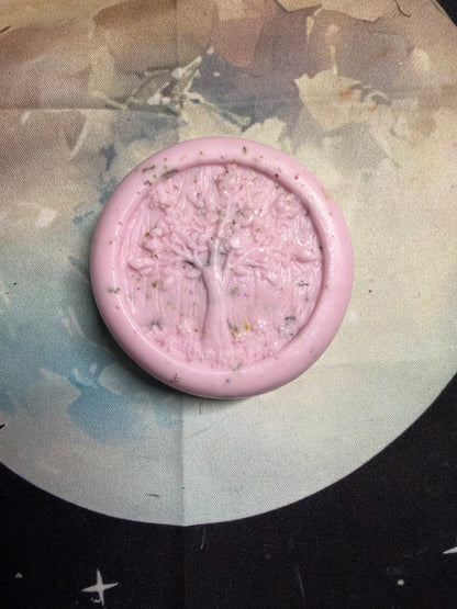 🌿 Lavender Tree of Life Goat Milk Soap ✨