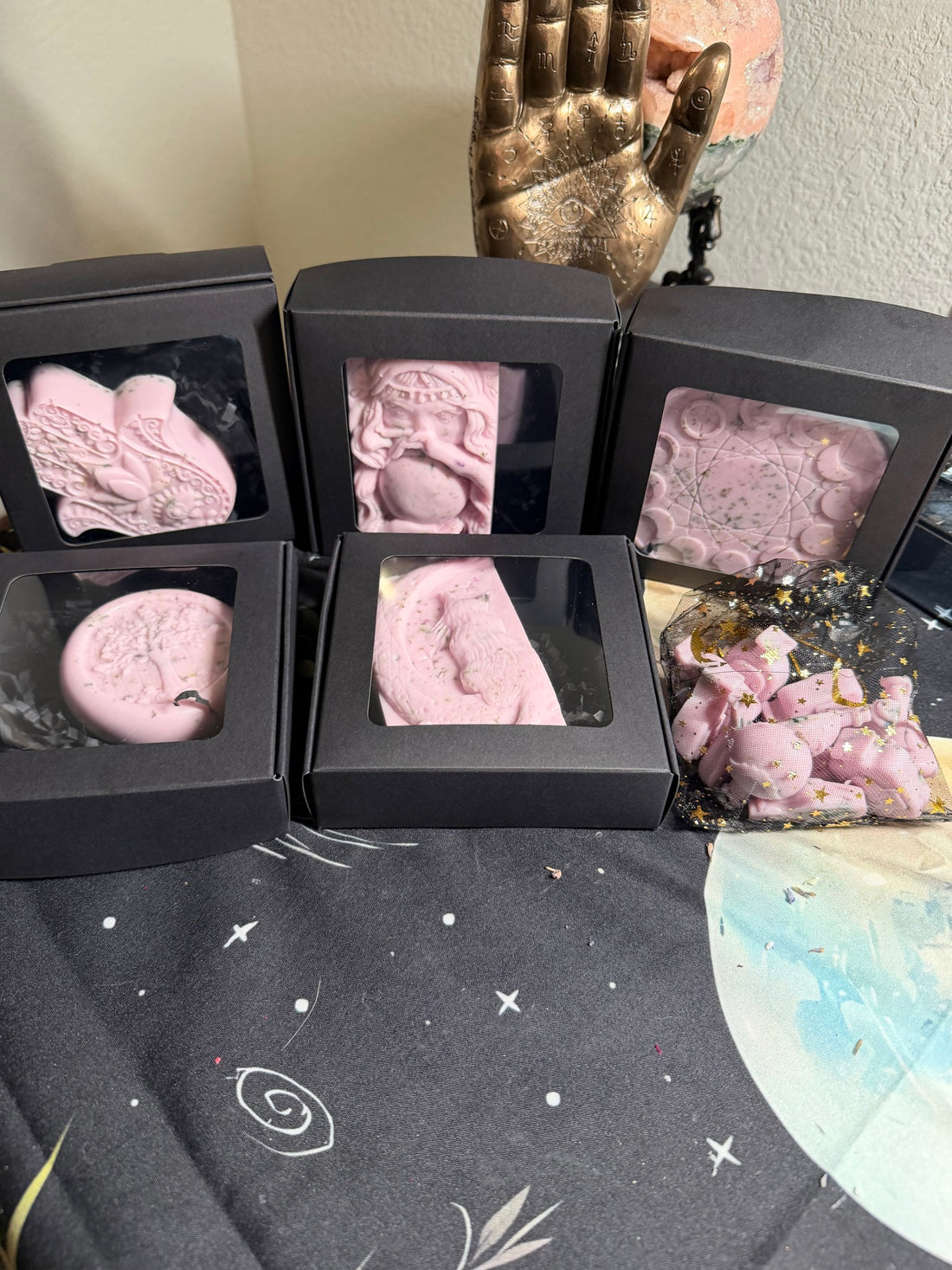 🌙 Lavender Moon Cat Goat Milk Soap ✨