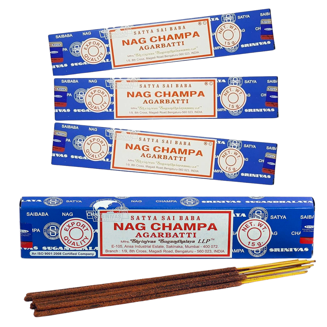 Nag Champa Incense Sticks — Satya Sai Baba 15 g