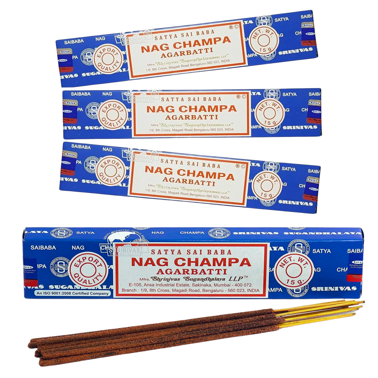 Nag Champa Incense Sticks — Satya Sai Baba 15 g