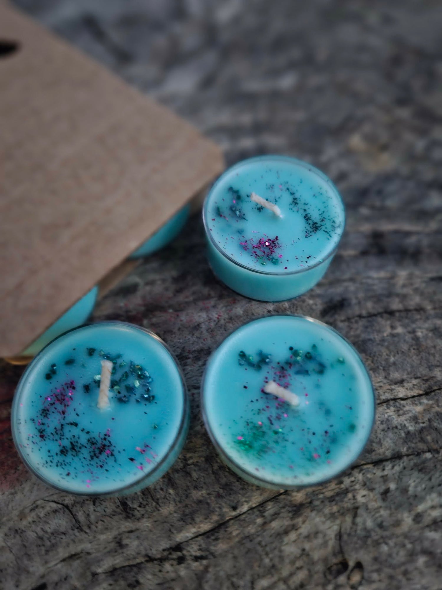 Ran’s Embrace – Boxed Tealight Set (6) | Soy &amp; Beeswax Candles