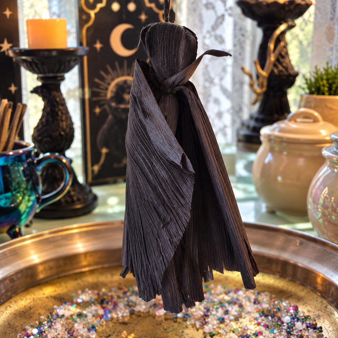 Cozy Witch Mystery Capsule Bundle – Intuitively Curated Self-Care &amp; Ritual Set | Tea, Candles, Comfort Magic