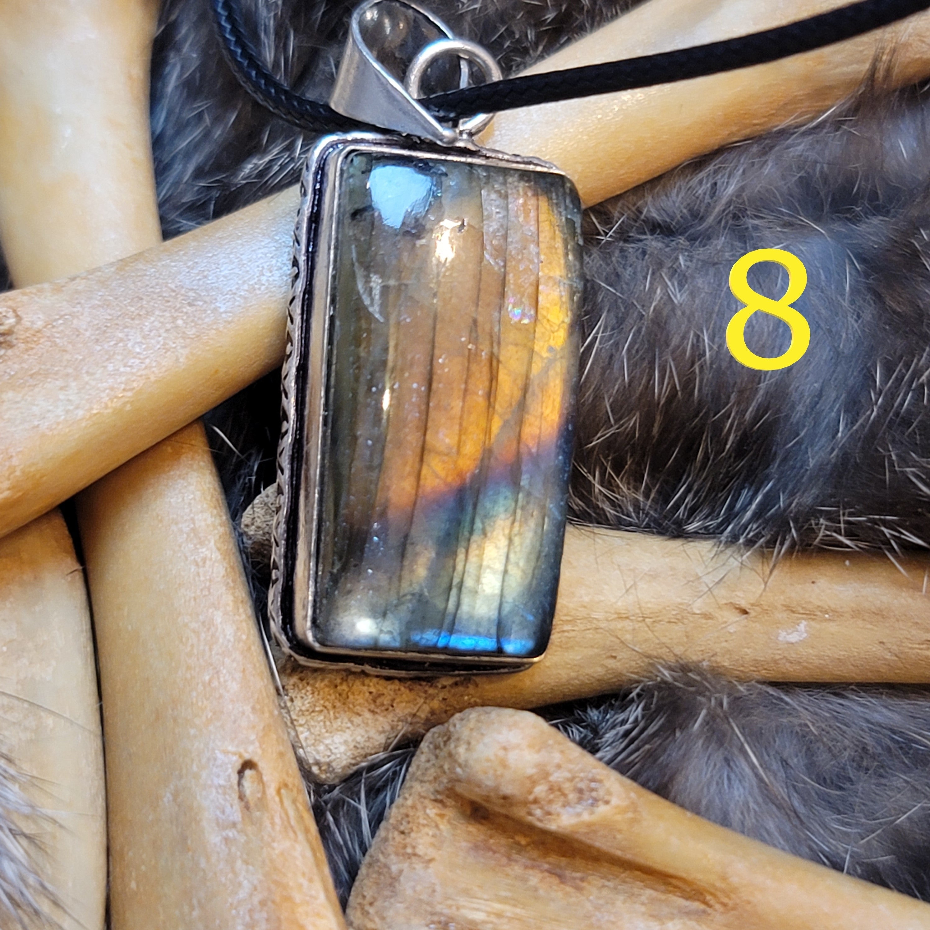 Pendant Necklaces – Mixed Stones &amp; Settings Labradorite, Garden Quartz, Hematite, Bumblebee Jasper